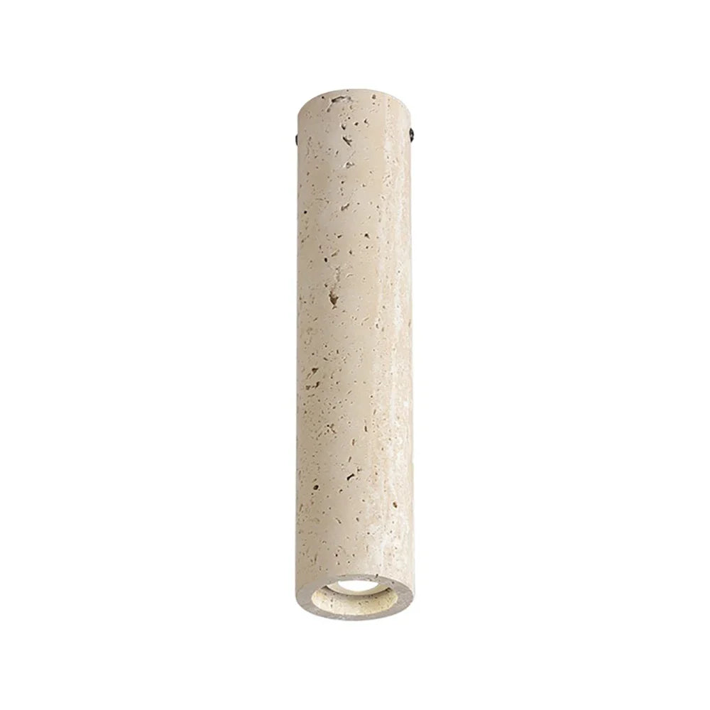 Afralia™ Yellow Cave Stone LED Ceiling Lamp for Wabi-sabi Home Decor