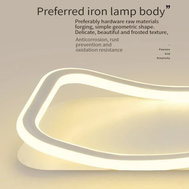 Afralia™ Modern LED Ceiling Light for Living Room, Bedroom, Foyer: Nordic Minimalist Design