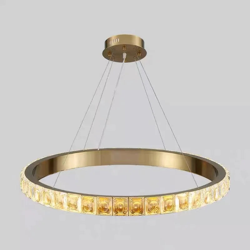 Afralia™ Luxury Crystal LED Chandeliers for Living Room, Kitchen, and Hotel