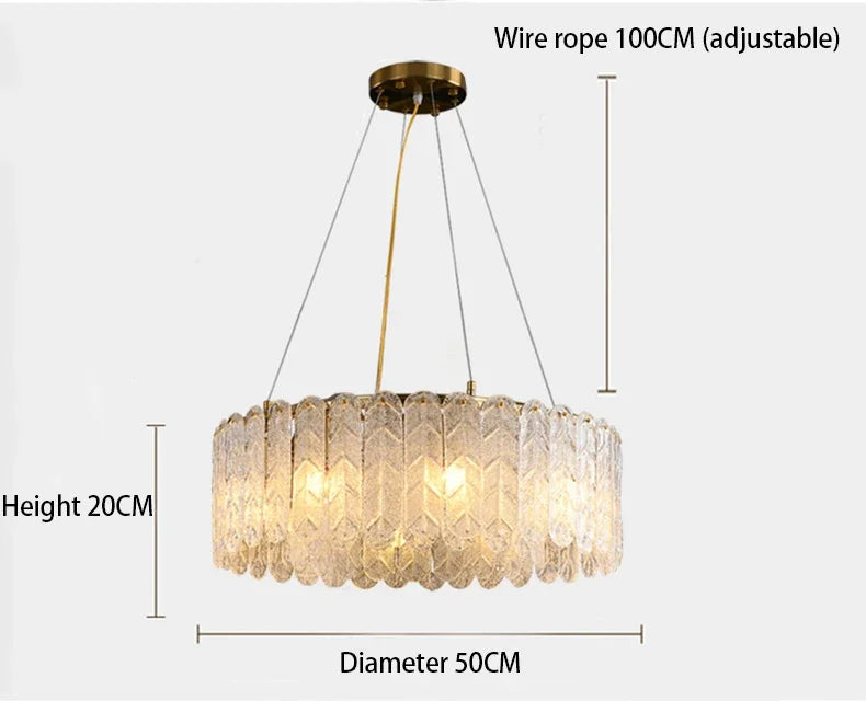 Afralia™ LED Crystal Chandelier for Living Room Dining Bedroom Kitchen