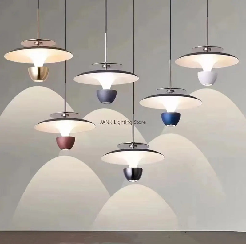 Afralia™ LED Pendant Light: Colourful Chandelier for Kitchen, Dining Room, Bedroom.