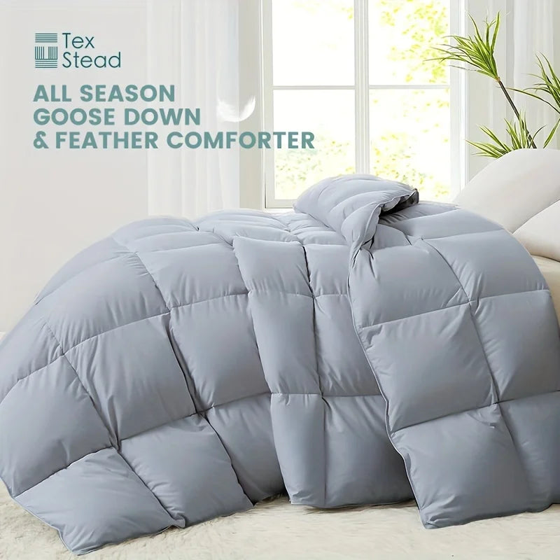 Afralia™ All Season Lightweight Goose Down Comforter Duvet Insert - Twin/Queen/King Size
