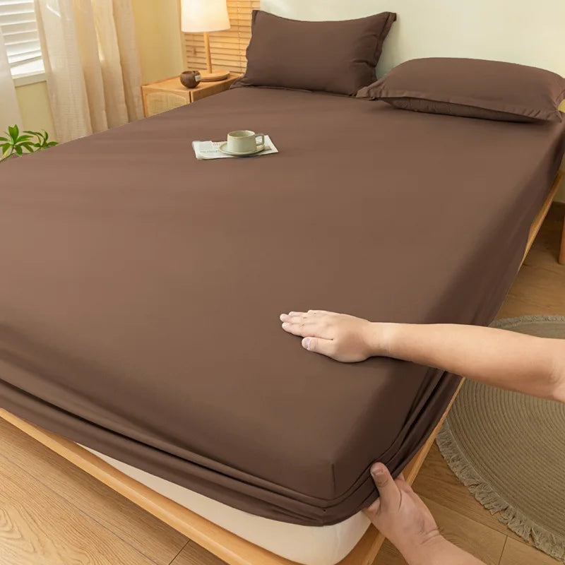 Afralia™ Winter Fitted Sheet: Soft & Cozy Full Bed Cover Set, 150/160/180x200cm