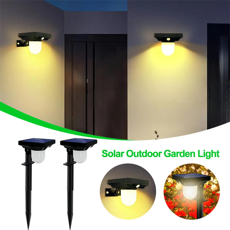 Afralia™ Solar Porch Lights: 3 Modes Waterproof Pathway Light for Outdoor Garden Landscape