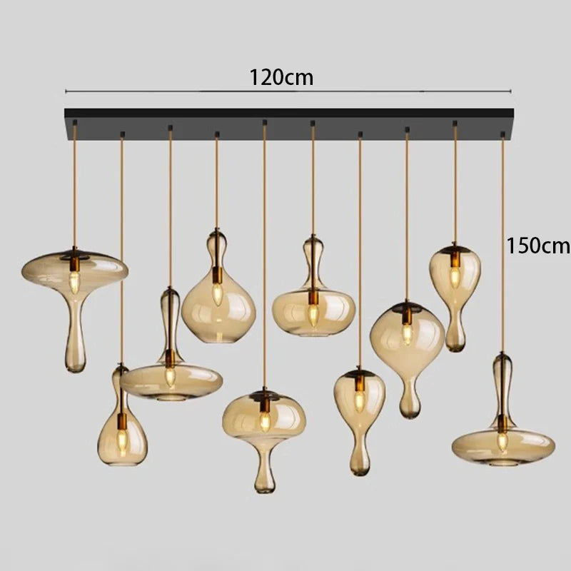 Afralia™ Modern LED Pendant Chandeliers for Living and Dining Rooms