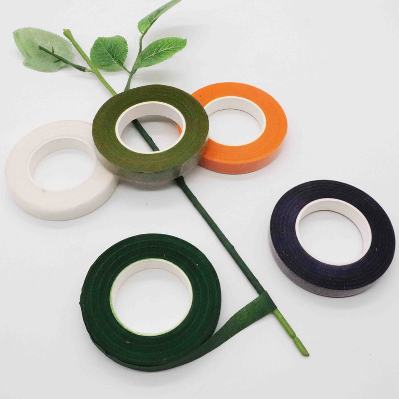 Afralia™ Green Florist Tapes 12mm*45m Stretchy Corsages Stamen Wrap Buttonhole Artificial Flower