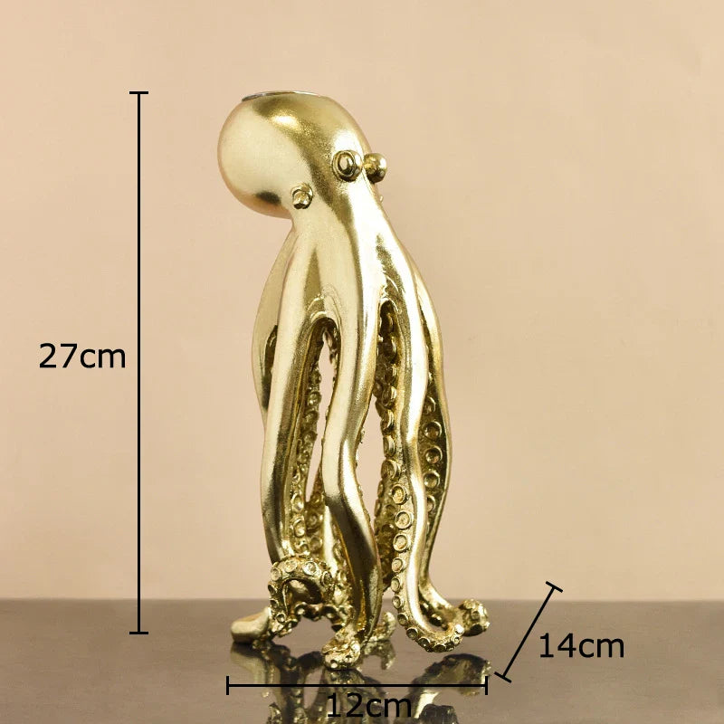 Octopus Candle Holders Afralia™: Romantic Desk Decoration for Room Aesthetic.