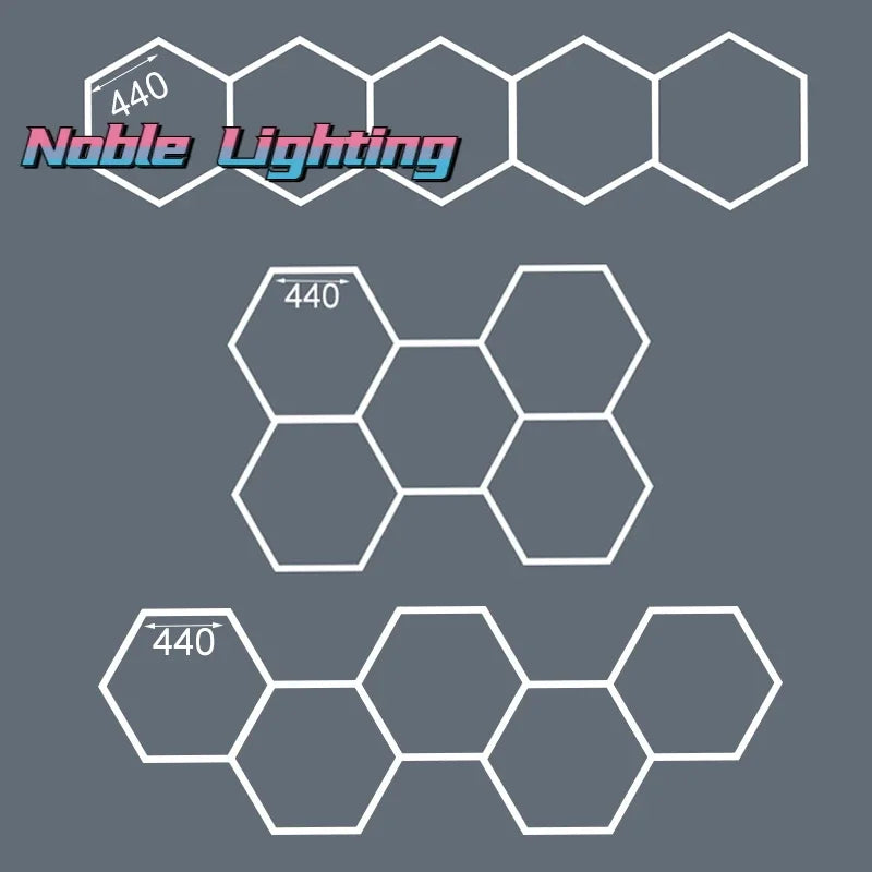 Afralia™ Honeycomb LED Ceiling Light: Custom Link for Worksop Gym