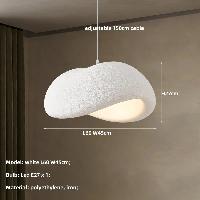 Afralia™ Nordic Loft LED Pendant Lights White Chandelier for Dining Room Decor Luminarias