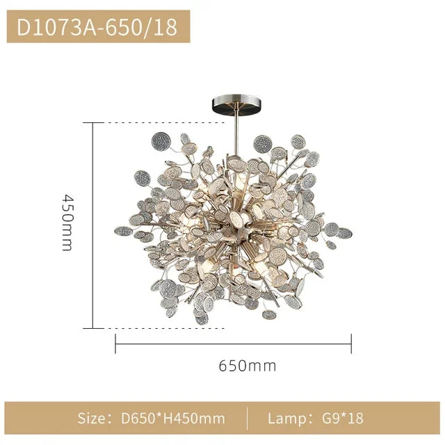 Afralia™ Nordic Lux LED Ceiling Chandelier for Villa Living Room Dining Bedroom