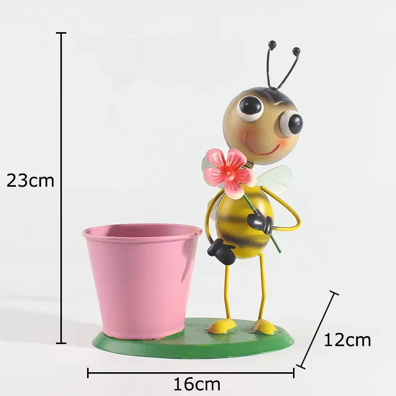 Afralia™ Cute Ants Vase: Creative Plant Pots for Table Decoration and Flowers Arrangement