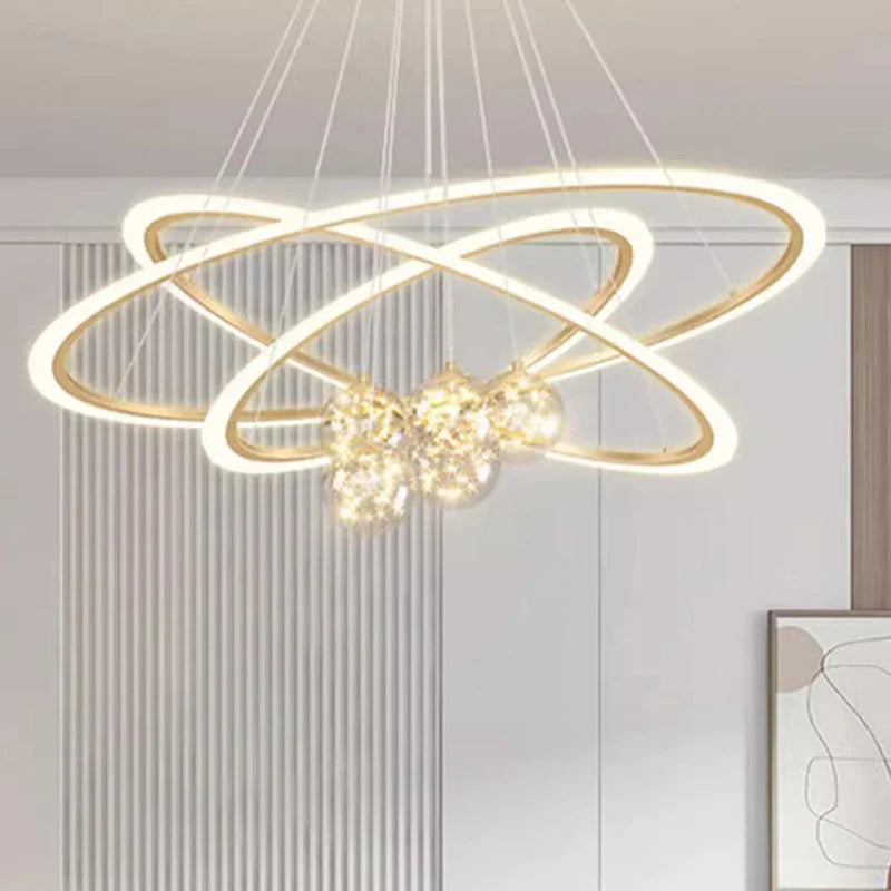 Afralia™ Modern Pendant Lights Indoor Lighting Chandelier Ceiling Lamp