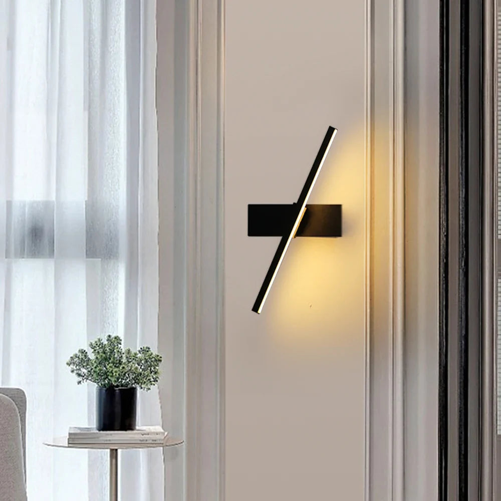 Afralia™ Modern Nordic LED Wall Lamp Sconce Light for Bedroom Living Room Aisle