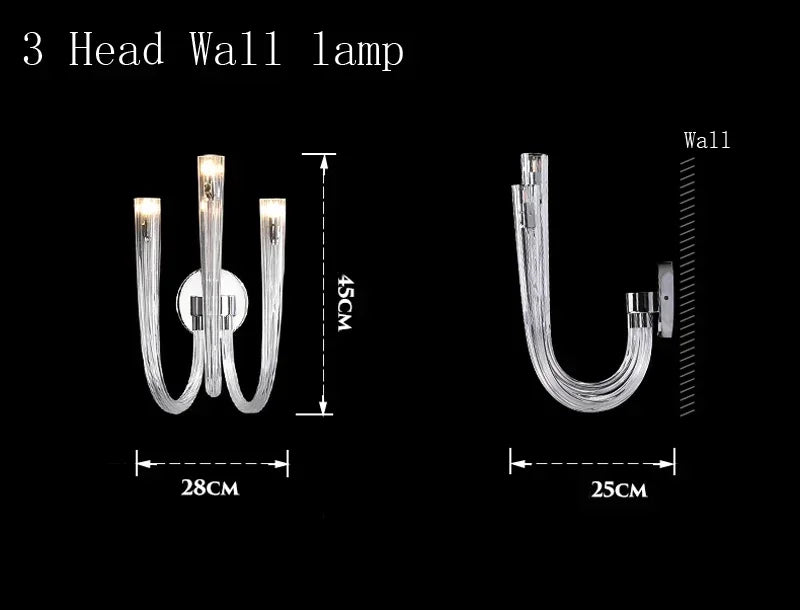 Afralia™ Luxury LED Glass Chandelier for Living Room - Designer Home Decor