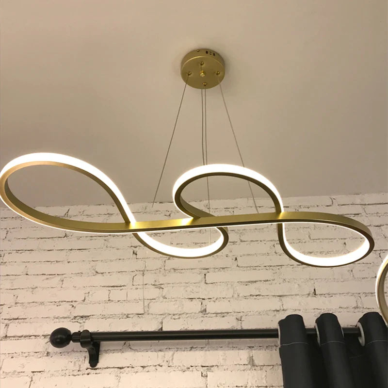 Afralia™ Elegant Pendant Lights for Dining, Kitchen, Living Room - Modern LED Chandelier ArrayCollection