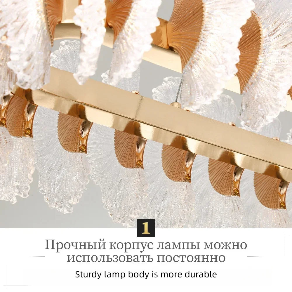 Afralia™ Modern Acrylic Chandelier for Living Room Bedroom Dining Creative Ceiling Light