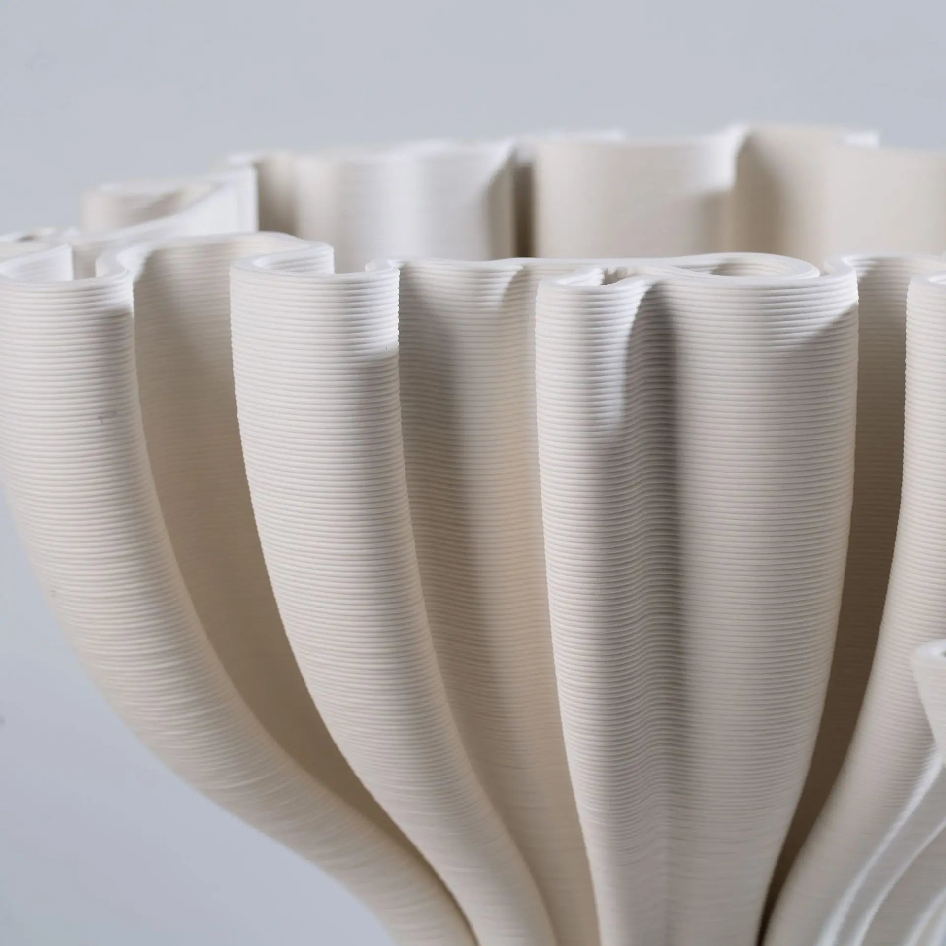 Afralia™ Geometric Ceramic Flower Pot Sculpture Home Decor