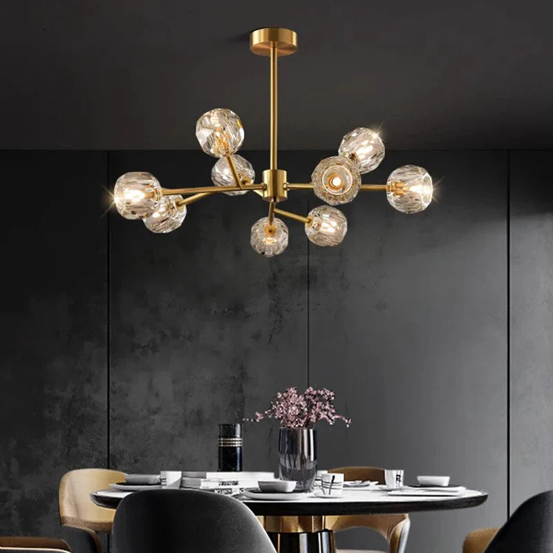 Afralia™ Modern Home Decor LED Pendant Light Chandeliers for Living Room Dining Room Lighting