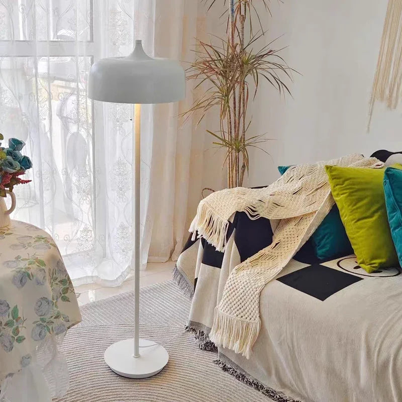 Afralia™ Nordic LED Floor Lamp: Minimalist Modern Lighting for Living Room, Bedroom, Study