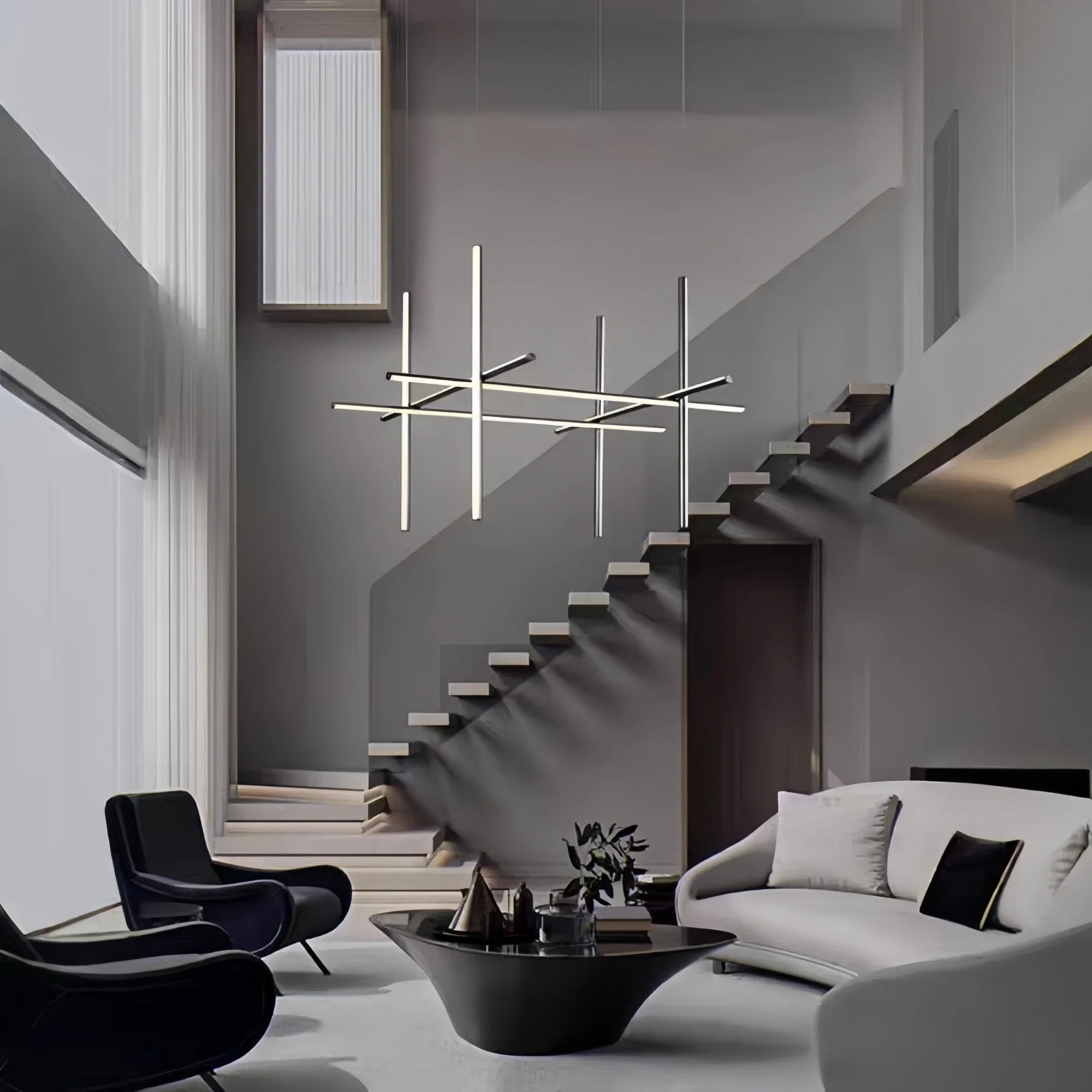 Afralia™ Post-Modern Gold LED Chandelier, Elegant Lighting for Living Room, Kitchen, Bar