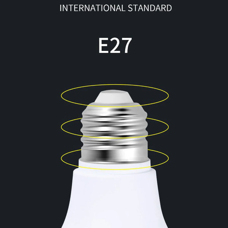 Afralia™ High Power E27 LED Bulb, Super Bright Round Shape Indoor Lamp for Home Decor