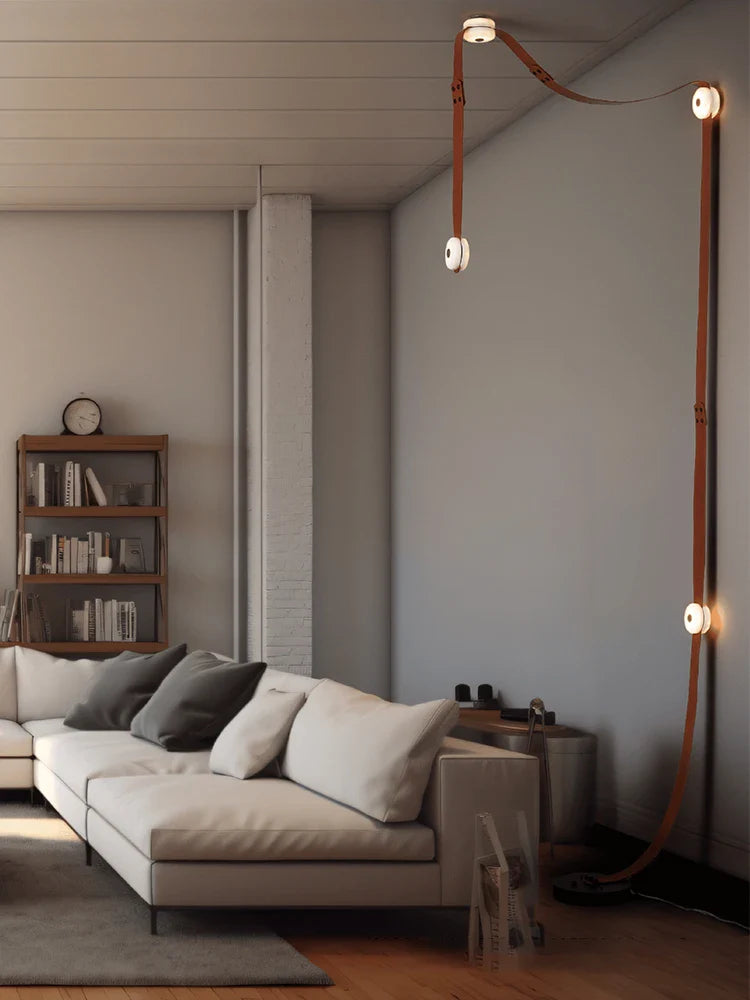 Afralia™ Modern Marble Series High Ceiling Chandelier for Foyer Dining Room