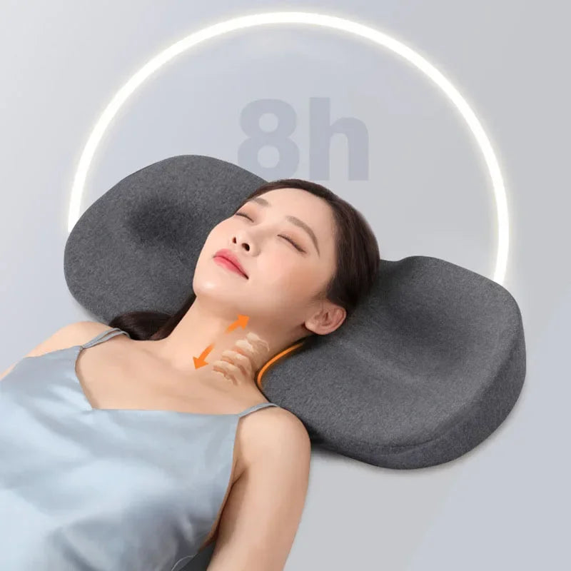 Afralia™ Butterfly Memory Foam Cervical Health Care Pillow for Neck Orthopaedic Support