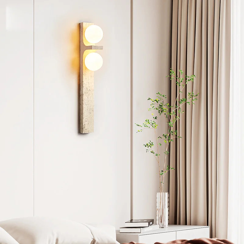 Afralia™ Nordic Brass Marble Wall Sconce for Modern Indoor Lighting