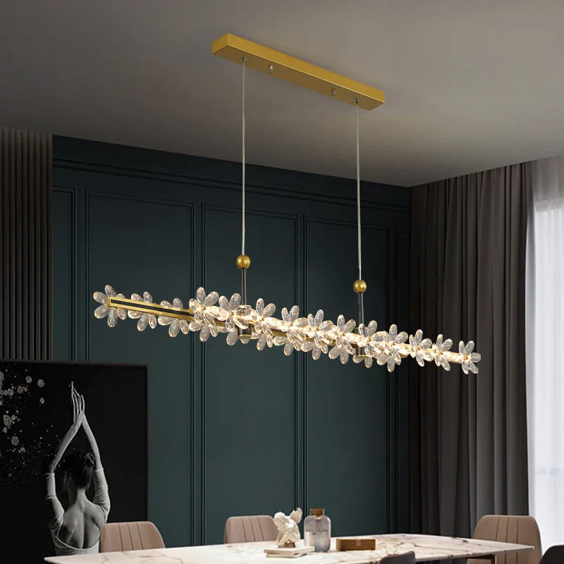 Afralia™ Gold Crystal Ring Chandelier Pendant Light, Luxury Modern Design for Home Décor