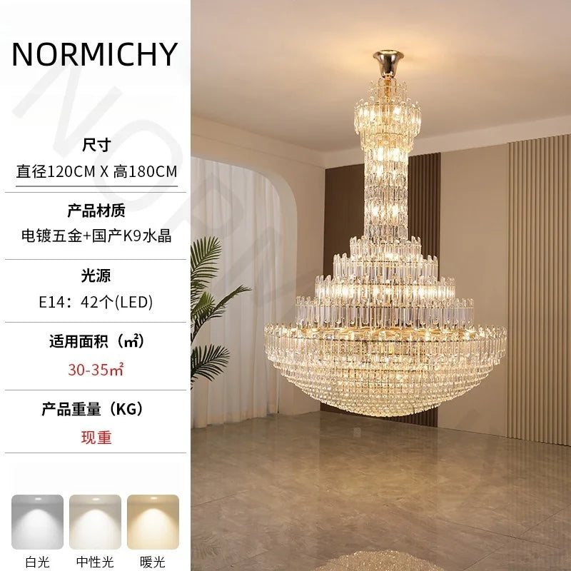 Afralia™ Crystal Chandelier | Nordic Modern Luxe Ceiling Light for Home Decor