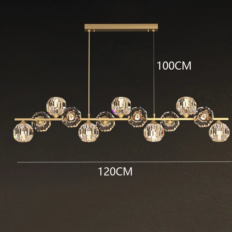 Afralia™ Crystal Chandelier | Luxury Pendant Light for Living and Dining Room