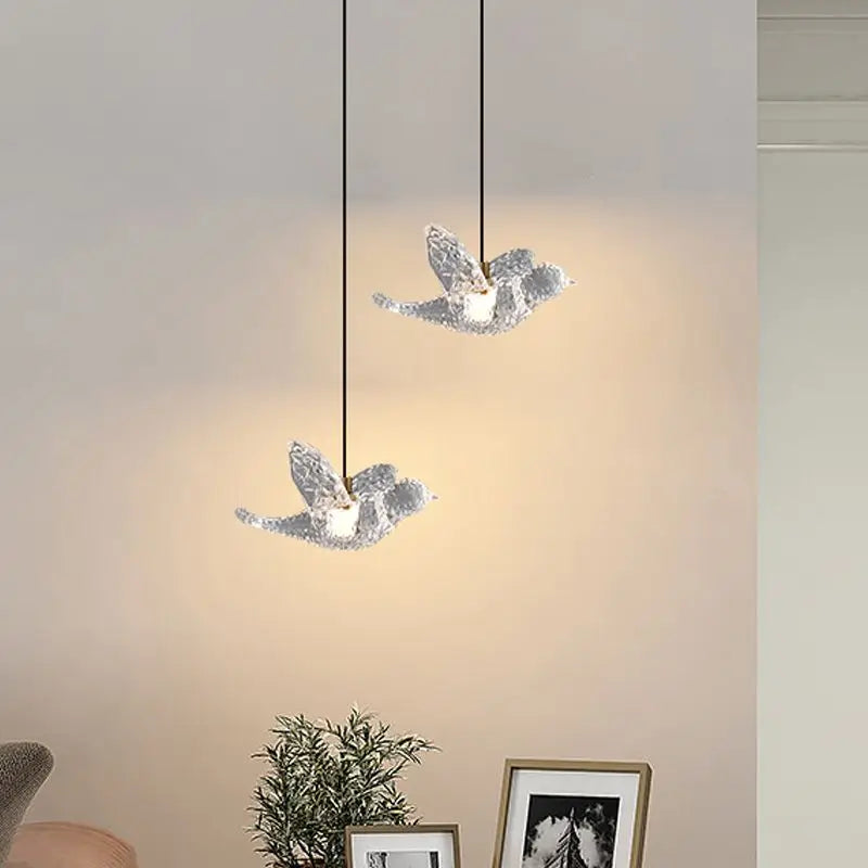 Afralia™ Modern Bird-Shaped Dining Pendant Lamp for Storefront and Living Room