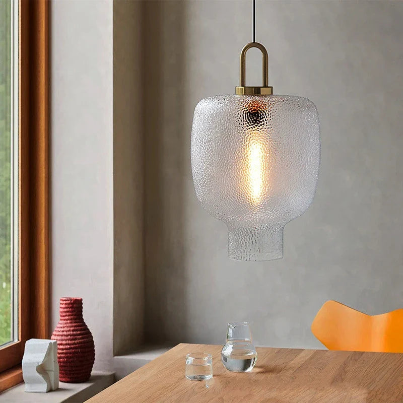 Afralia™ Glass Pendant Lights - Modern Nordic LED Hanging Lamp for Home Decor