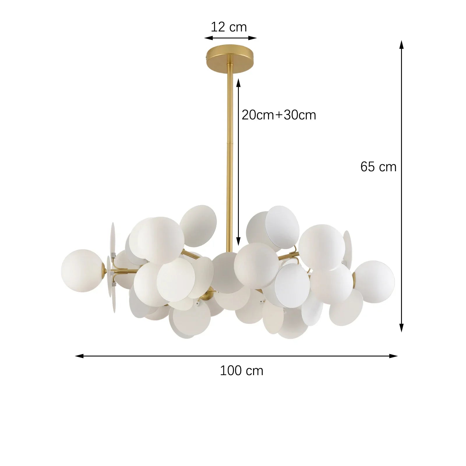 Afralia™ Colorful Chandelier Pendant Lamp for Bedroom Dining Living Room