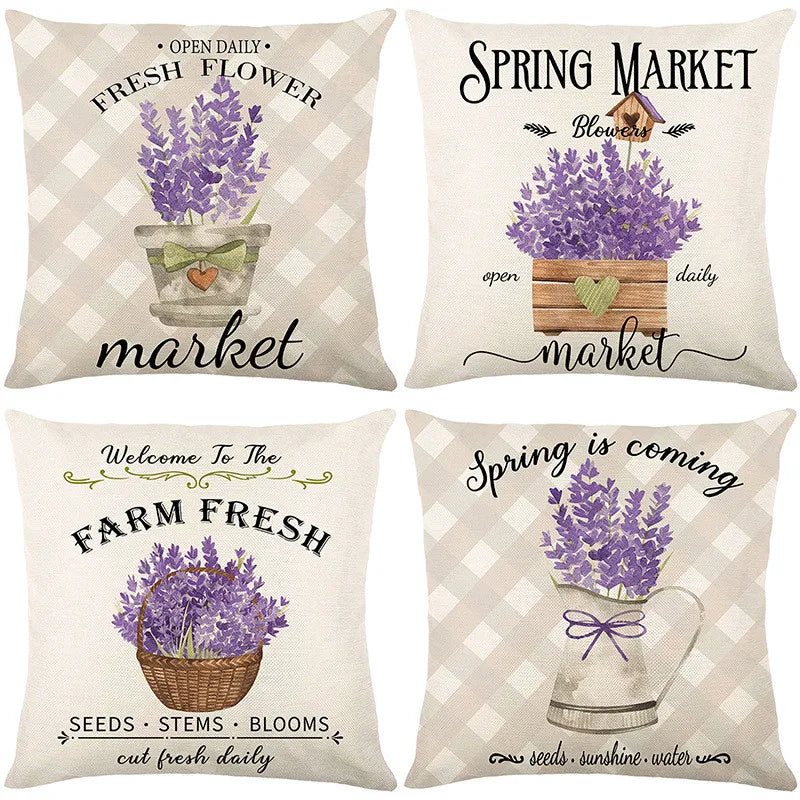 Afralia™ Sunflower Print Waist Pillowcase: Washable Sofa Decor Cover