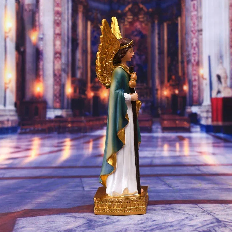 Afralia™ Angel God Statue Figurines for Home Decor and Religious Holidays