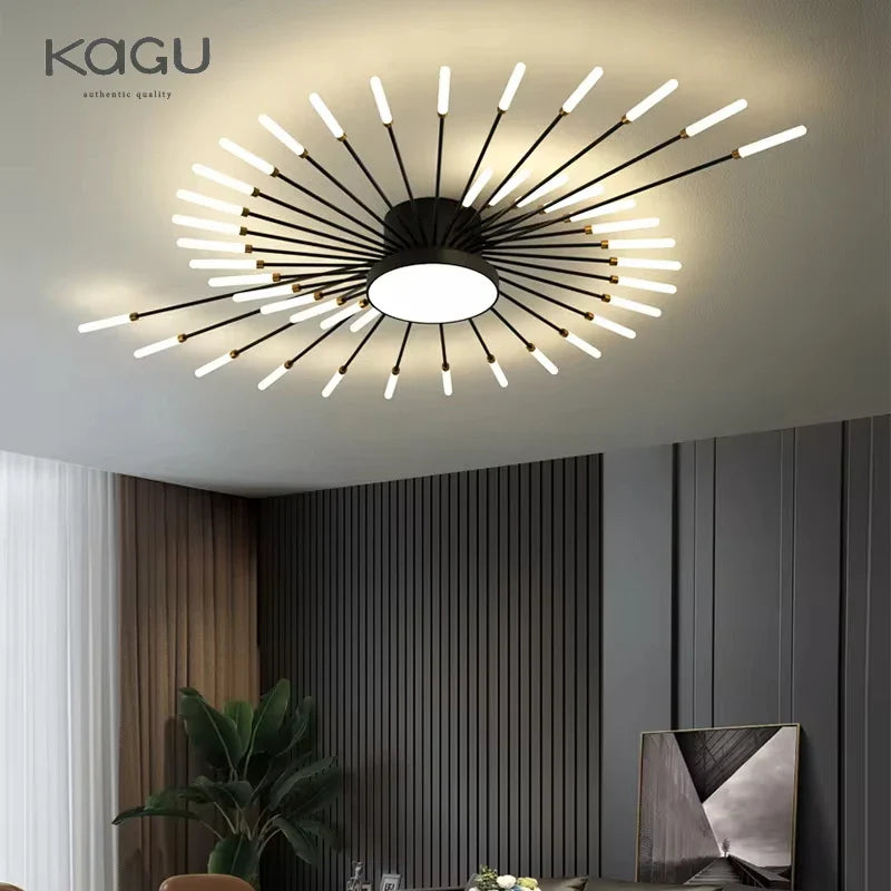 Afralia™ LED Modern Ceiling Lights for Bedroom, Hall & Living Room