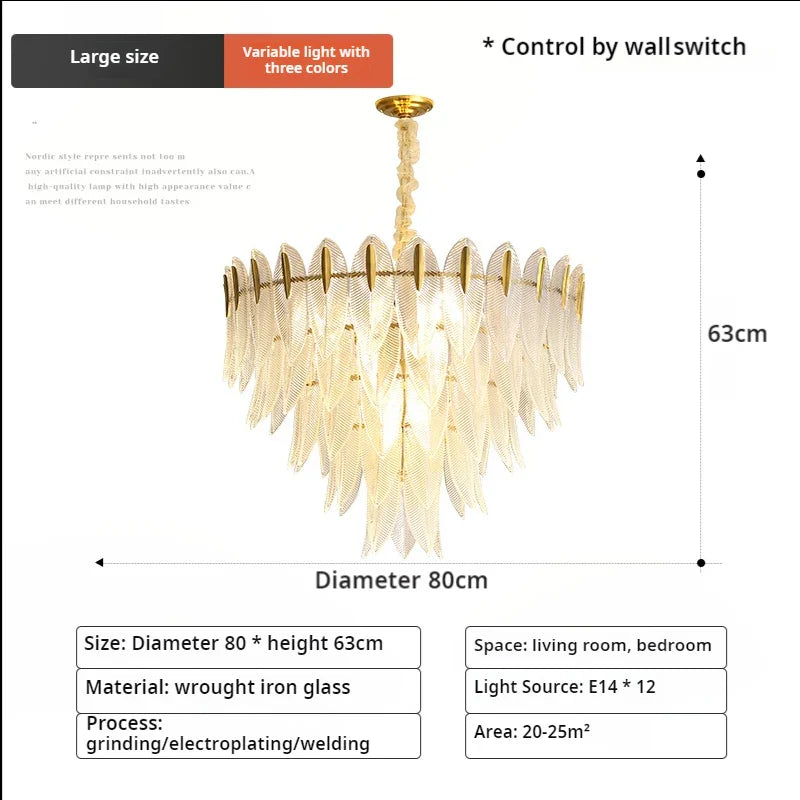 Afralia™ Post-Modern Light Luxury Chandelier for Living Room, Dining Room, and Bedroom