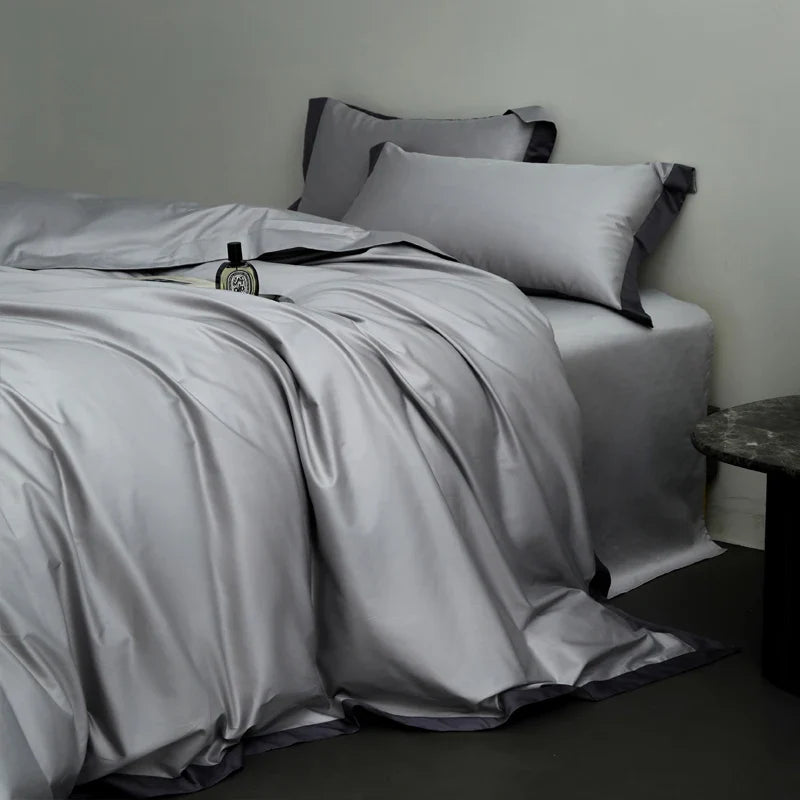Afralia™ Egyptian Cotton Hotel Style Bedding Set 1000TC Queen King Duvet Cover Sheet Pillowcases