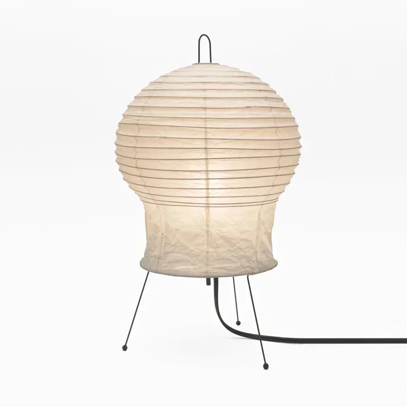 Afralia™ Akari Noguchi Rice Paper Table Lamp LED E27 Modern Light for Living Room