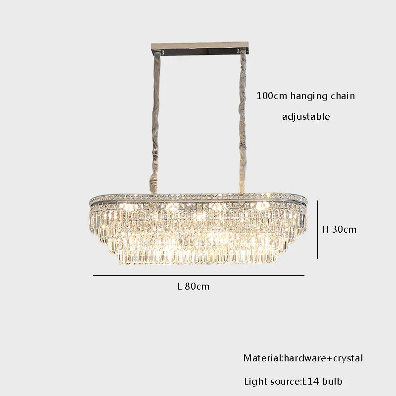 Afralia™ Clear Crystal Gold Chandelier: Modern Luxury LED Ceiling Light for Elegant Home Decor