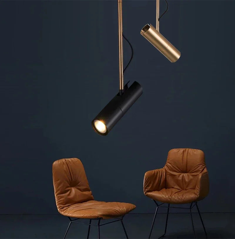 Afralia™ Modern Cylinder LED Pendant Light for Dining Living Room-Kitchen Suspension Lamp