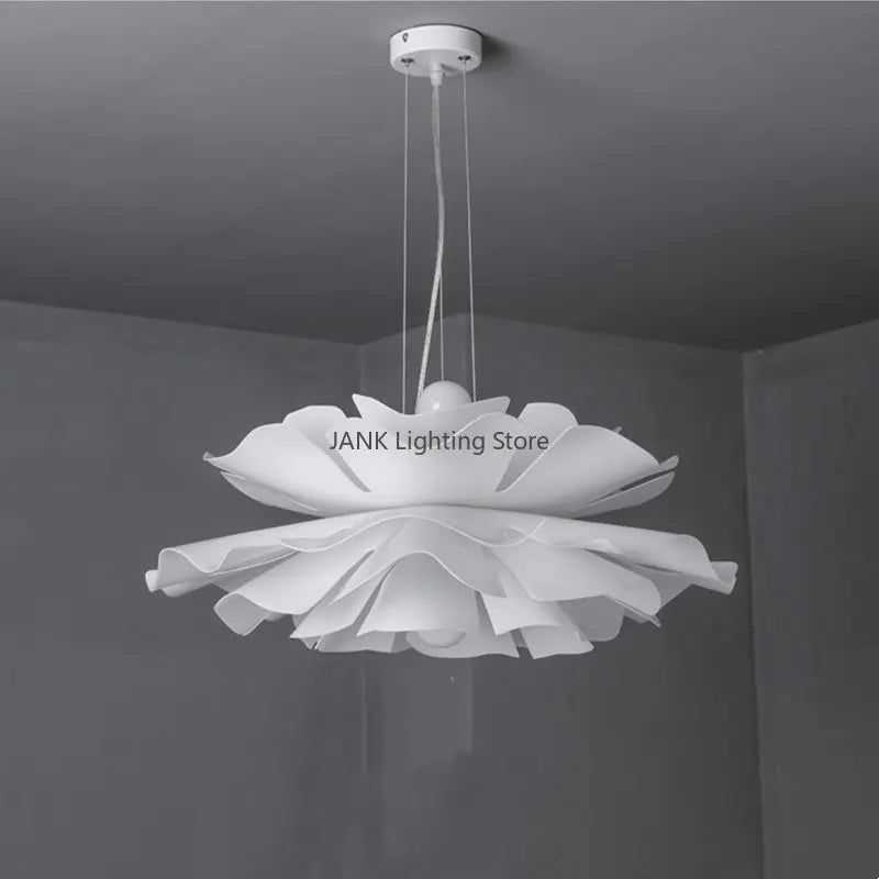 Afralia™ Acrylic Flower Chandelier LED Pendant Light for Dining and Bedroom Decor