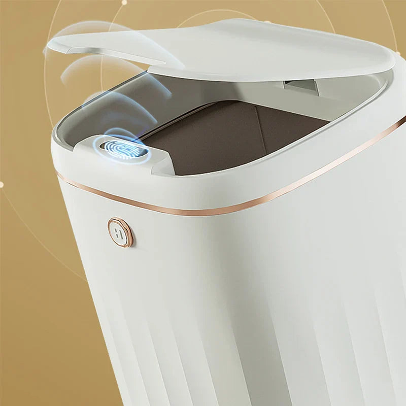 Afralia™ Smart Sensor Trash Can 24/22/20L Large Capacity for Kitchen Bathroom