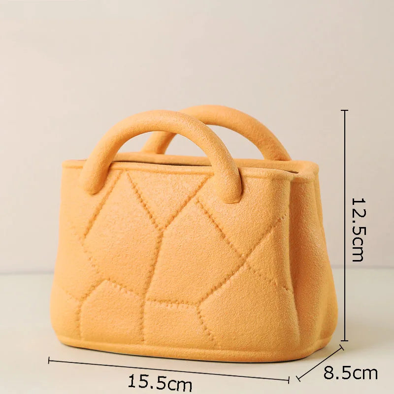 Afralia™ Handwoven Ceramic Vase: Decorative Flower Pot for Home Décor and Floral Arrangement