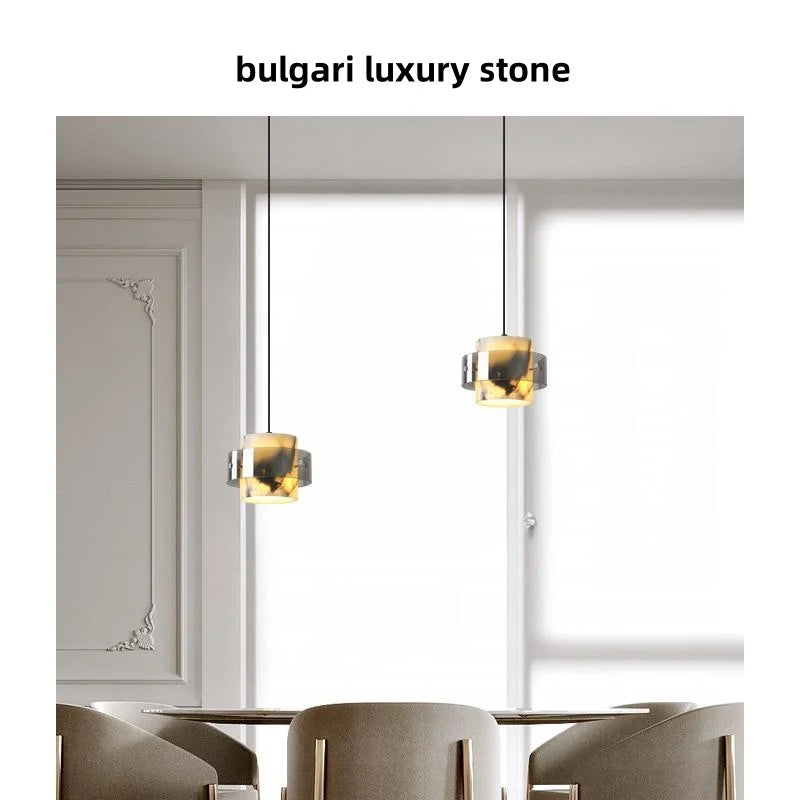 Afralia™ Smoke Gray Glass LED Pendant Light for Bedroom Kitchen Restaurant Loft Vintage Style