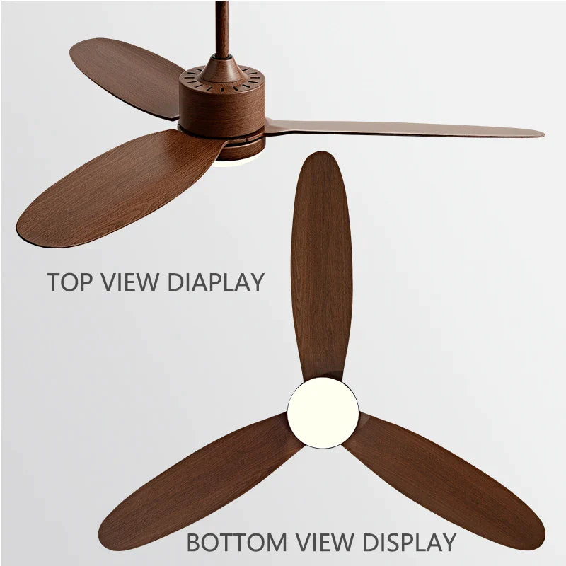 Afralia™ 52" Modern DC Ceiling Fan with Remote Control for Home and Restaurant