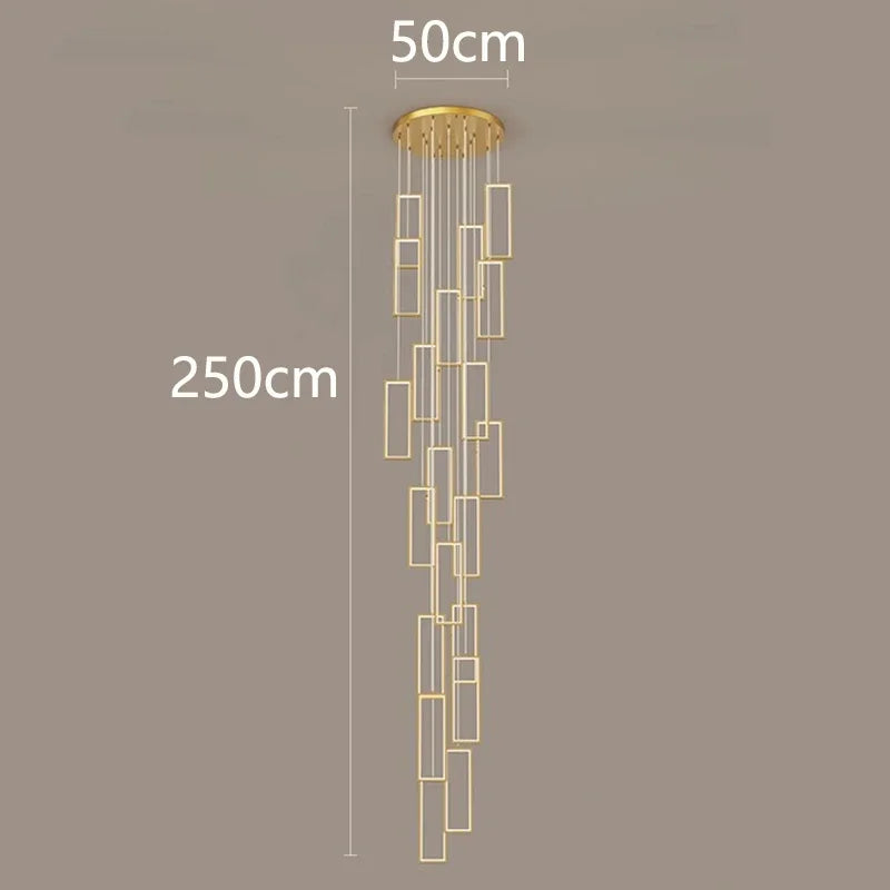 Afralia™ Nordic Home Decoration Stair Chandelier Living Room Bedroom Dining Room Pendant Lights Ceiling Light Indoor Lighting