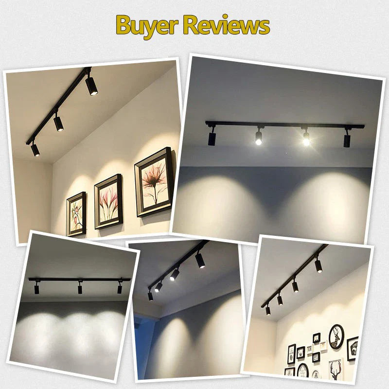 Afralia™ COB Chandelier Track Ceiling LED Spotlights for Living Room, Store Rail Lighting