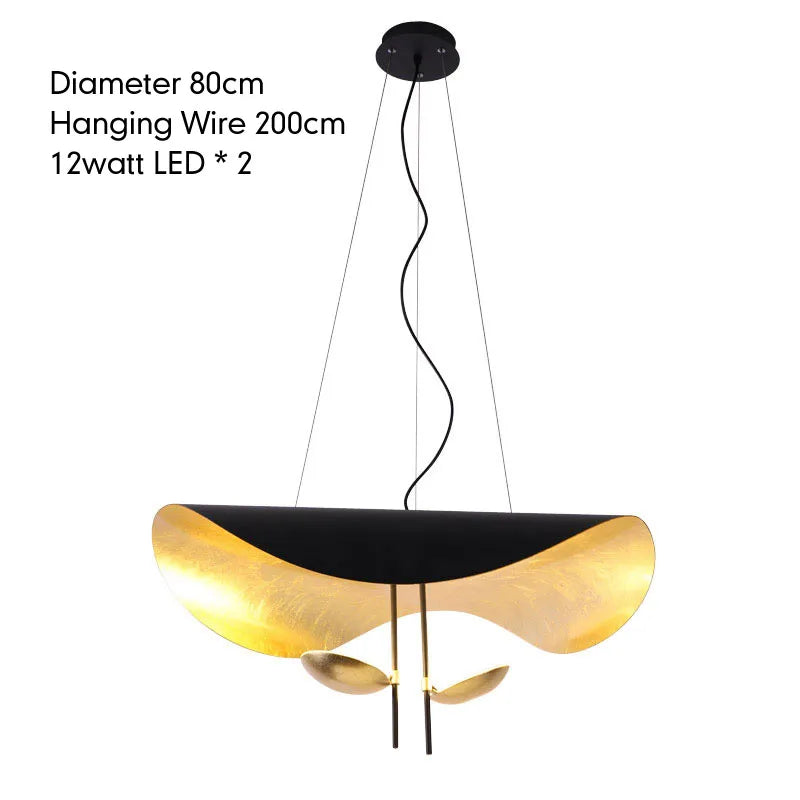 Afralia™ Nordic-Style Black LED Pendant Chandelier for Kitchen Dining Room Décor